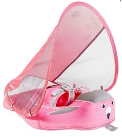 Mambobaby Baby Pool Float with Removable Sun Canopy