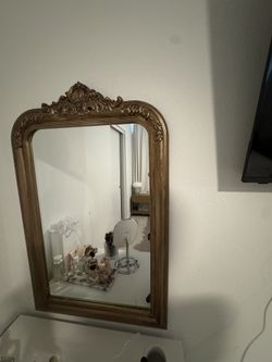 Gold Crest Wall Mirror