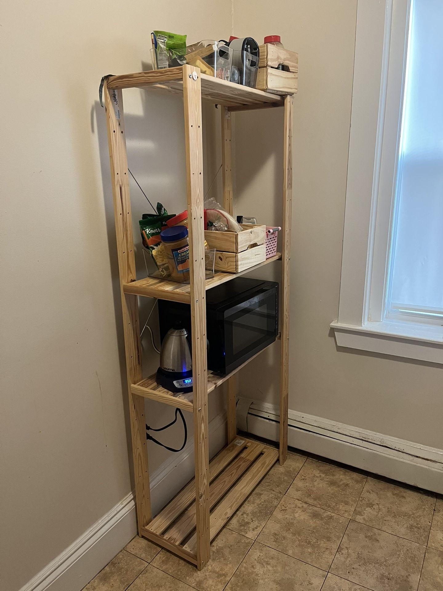 Sturdy Wooden Shelves