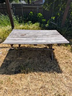 Outdoor Table and benches