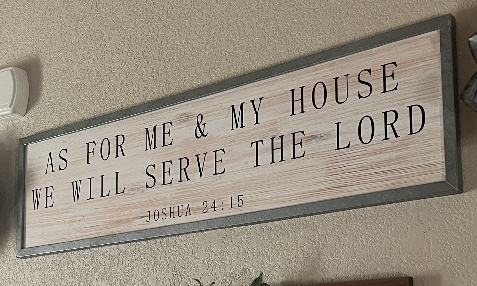 DECORATIVE SIGN