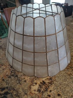 Sea shell lamp shade