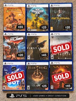 PS5 & PS4 Games – Great Condition – Bundle Deals