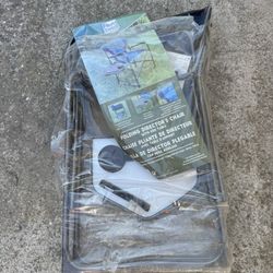 FOLDING DIRECTOR'S CHAIR WITH SIDE TABLE 2 PCS 