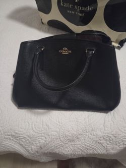 Coach Black Leather Purse