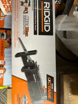 Brand New RIDGID OCTANE MEGAMax Reciprocating Saw Attachment (R86401B)