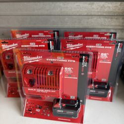 Milwaukee M18 Red Lithium xc 5.0 battery and charger pack