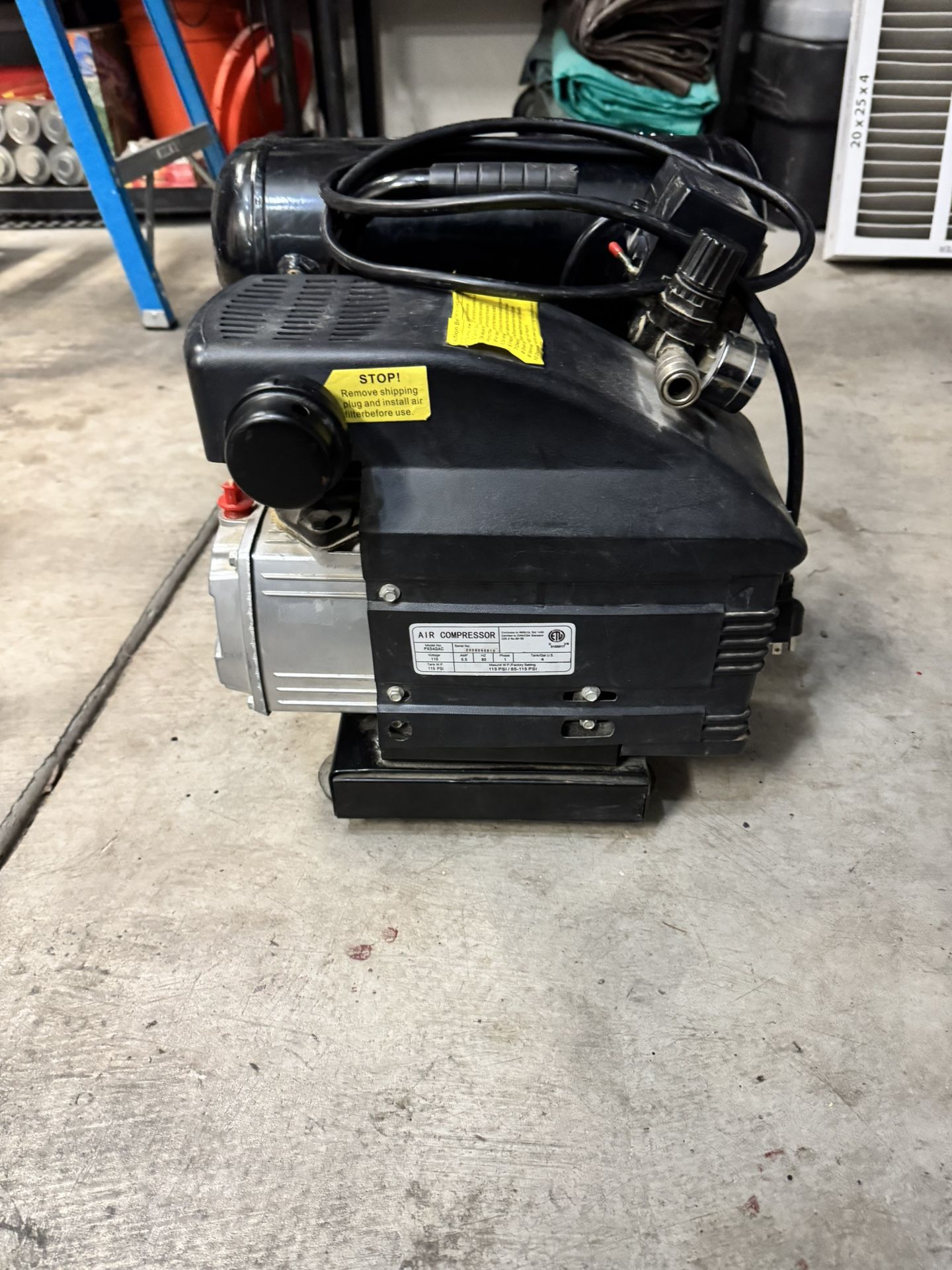 Pro Series X 4Gallon Twin Tank Air Compressor 