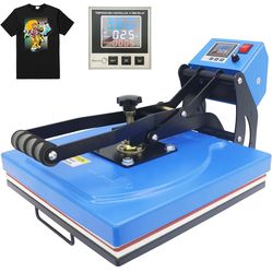 Industrial 15*15 blue heat press