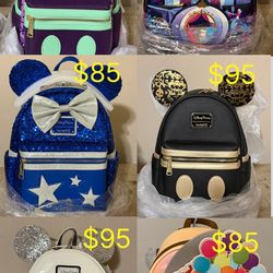 Various NWT Disney Star Wars Pokémon Backpacks