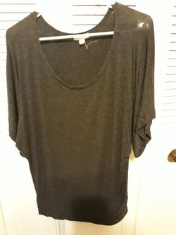 Grey tunic top