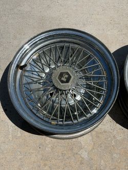 15in 4x114 wire mesh rims $200