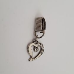 Heart shaped charm pendant