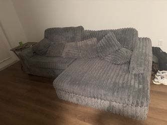 Fluffy couch