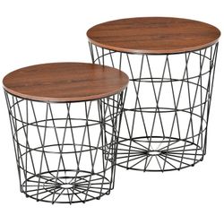 End Tables Set of 2, Nesting Tables