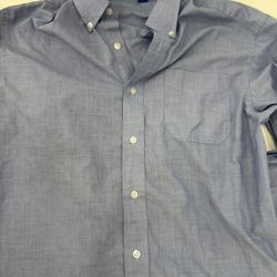Port Authority Blue Dress Shirt Sz m