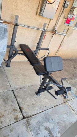 JUST bench AND OLYMPIC BAR