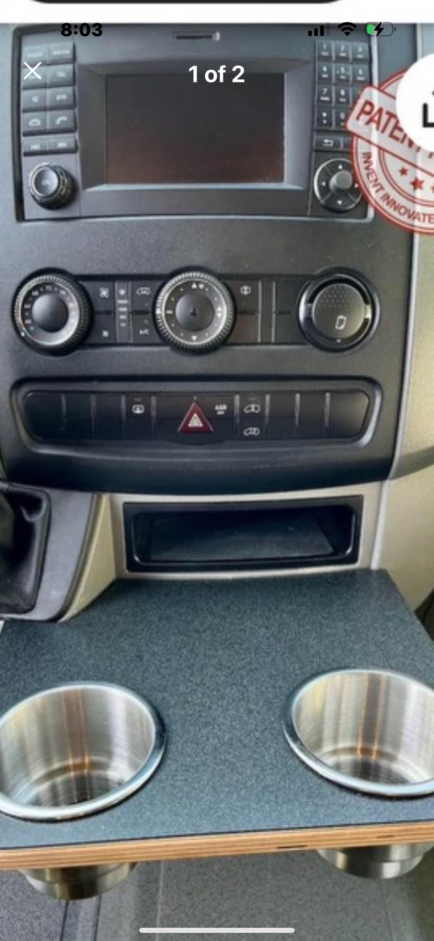 Mercedes-Benz Sprinter Cup Holder/snack Tray