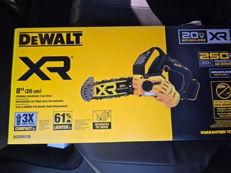 Dewalt pruning chainsaw 8 inch new