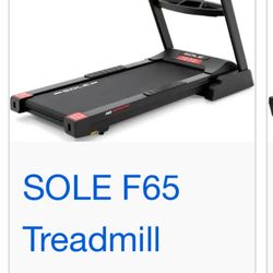 BRAND NEW IN BOX TREADMILL SOLE F-65