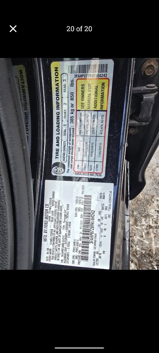 2009 Ford Fusion