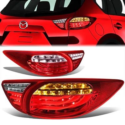 LA Zona Auto Parts 2013 to 2016 Mazda CX5 Halogen Tail Lights Luces traceras Micas Calaveras LeD Stop light CX-5