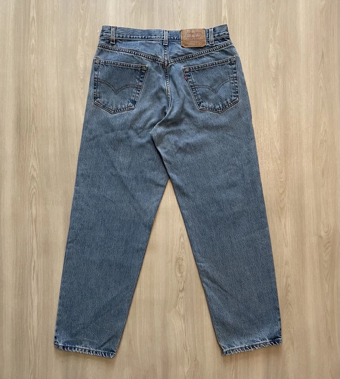 Vintage Levis Jeans 550 Made In Mexico Skater Grunge Y2K Denim Tag 34x30