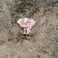 Sterling Silver Elephant Pin