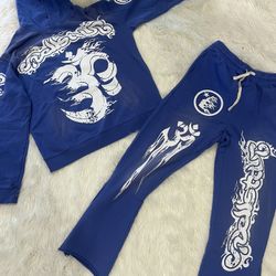hellstar hoodie and sweats