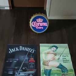 Jack Daniels/Corona Bar Decor