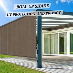 7Ft  Patio Roll Up Shade