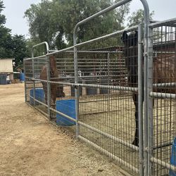 12ft by 6 gates 1 7/8  welded wire. 3 aavailable