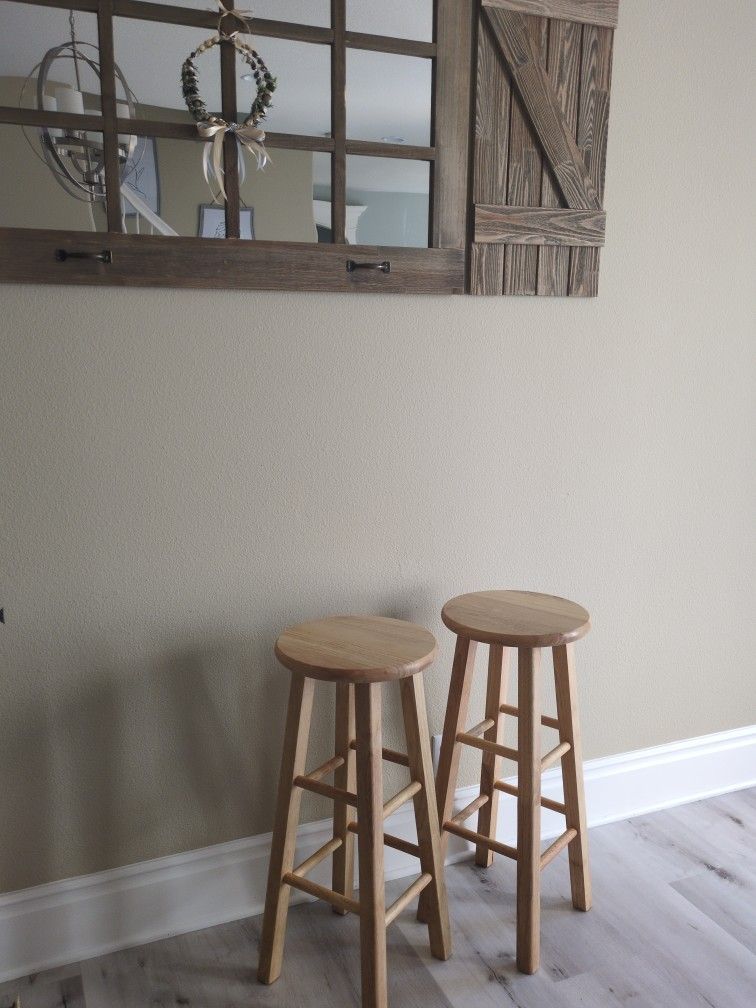 2 x 29" High Bar Stools Chairs