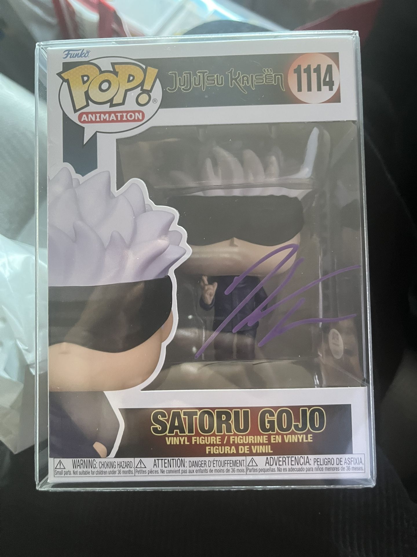 Gojo Funko Pop SIGNED