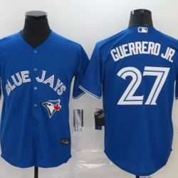 Toronto Blue Jays team Toronto Blue Jays men's 27# Guerrerd jr baseball uniform jersey