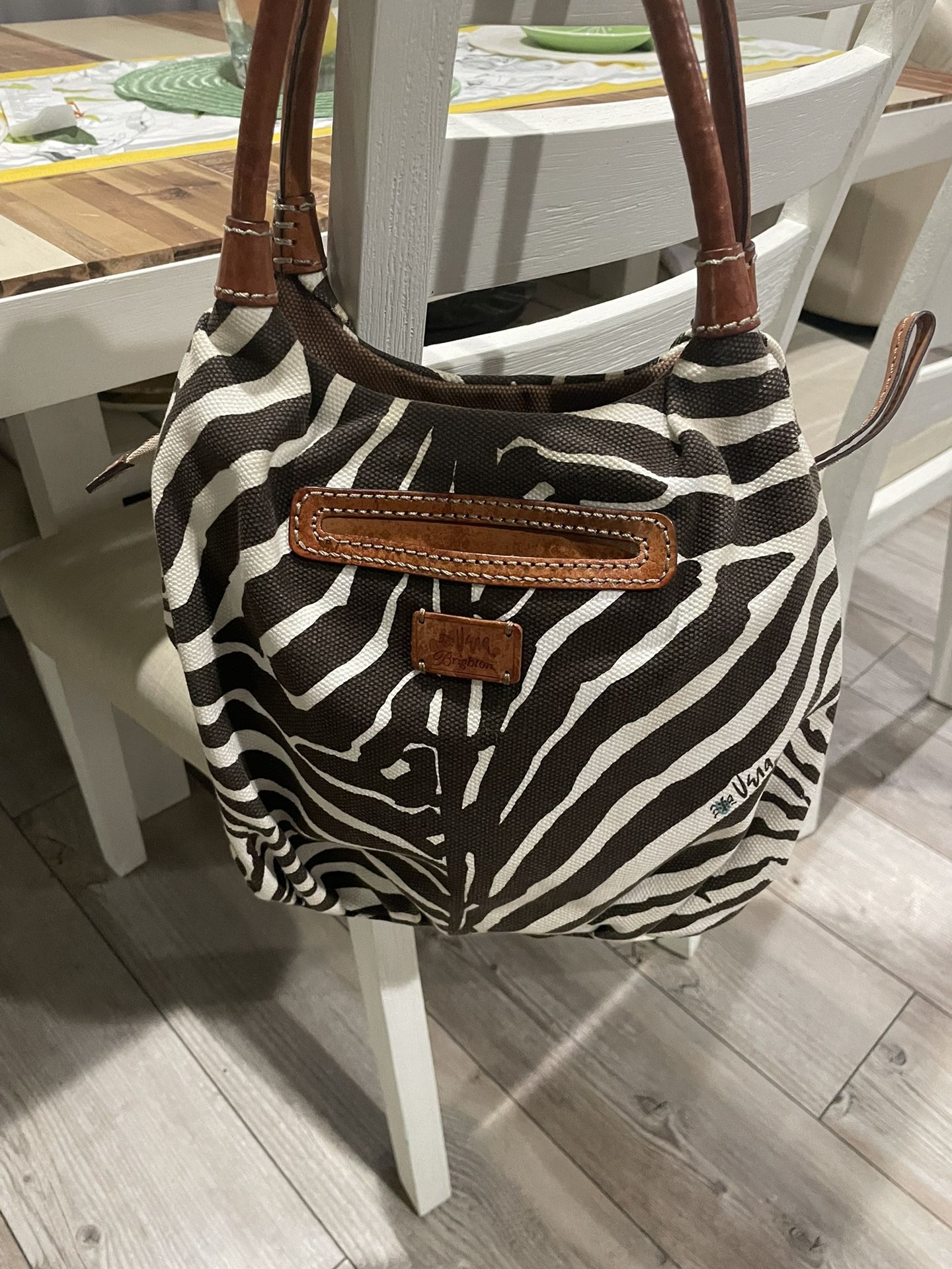 Vena Brighton Handbag Zebra Design