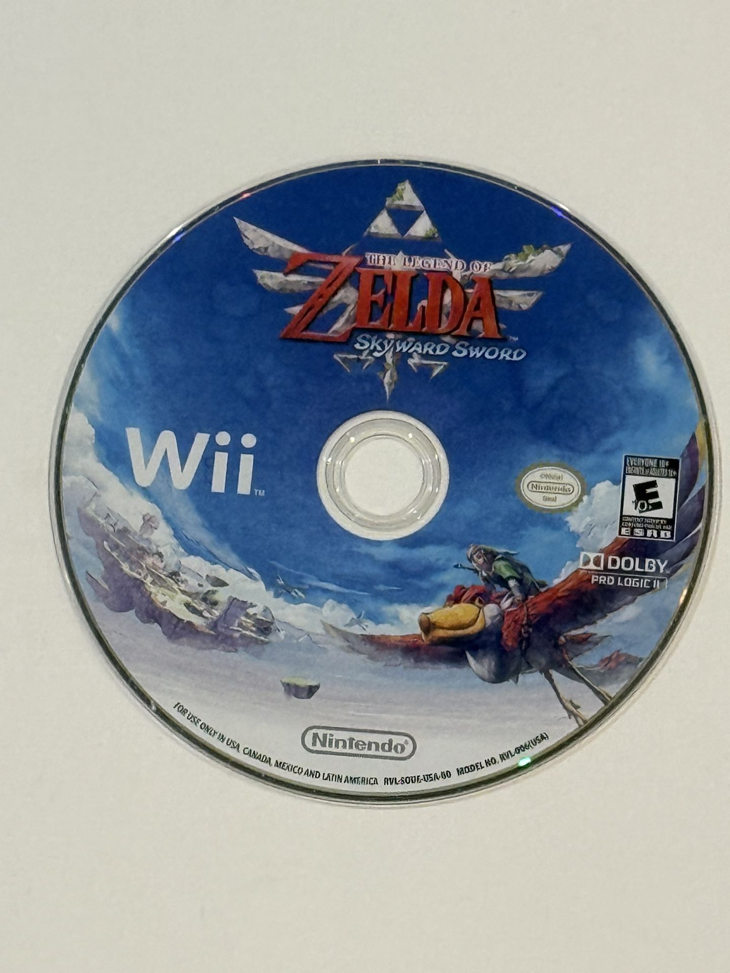The Legend of Zelda: Skyward Sword (Nintendo Wii, 2011) DISC ONLY