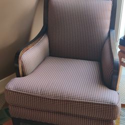 Arm Chair with Ottoman - Milling Road