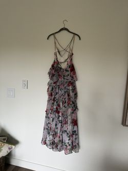Modern floral dress