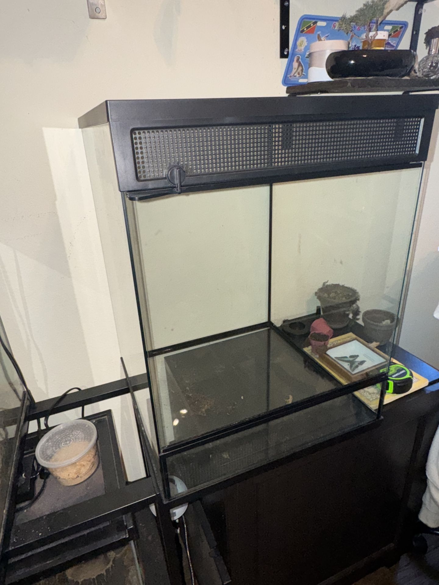 Reptile Enclosure Terrarium 18x18x24