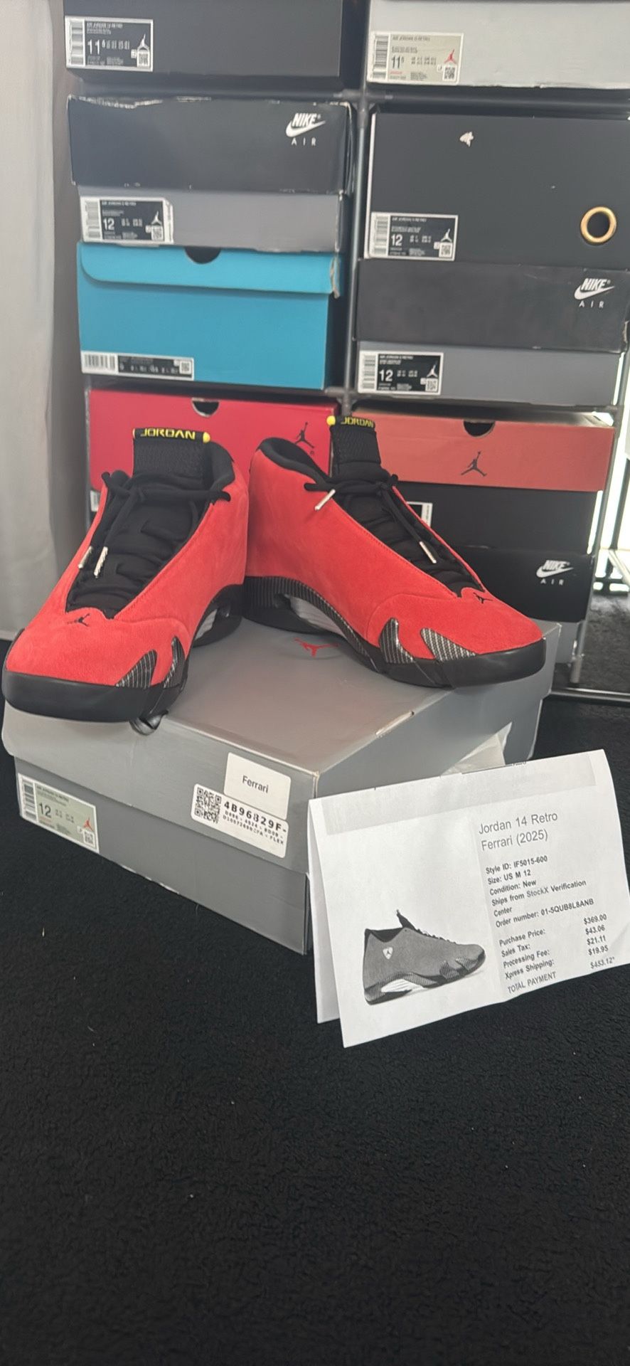Jordan 14 Retro Ferrari