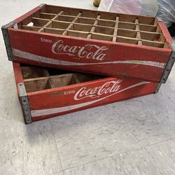 2 Vintage Coca Cola Crates