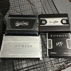 4 different speaker amps