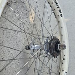 White ACS Z-rims  oldschool BMX/ Ready to Slap on & Ride