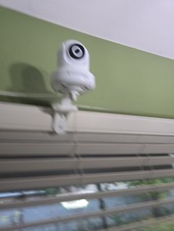 Amcrest Wifi Security Camera With a Wall Mount