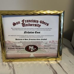 Personalized Sports Fan Diploma