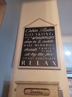 Cabin Sign 
