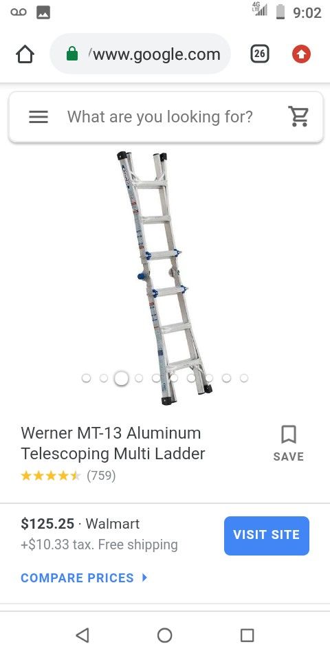 Werner Telescoping Multi-Ladder