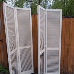 2 Folding Doors 36x79  Wood