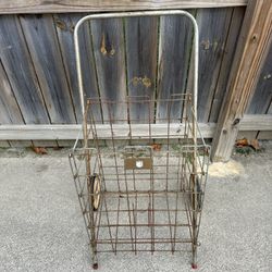 Vintage Basket Cart